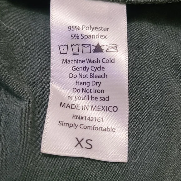 LULAROE green swing tank blouse XS - Picture 8 of 8